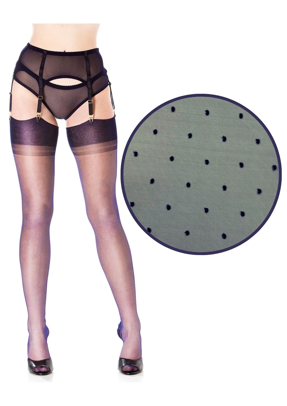 Nightshade Limited Edition – Dixieland Polka Dot Stockings