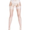 Ice White Limited Edition - Fully Fashioned Susan Heel Stockings - 11.0