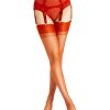 Burnt Copper Limited Edition – Fully Fashioned Havana Heel Stockings - 11.0