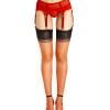 Burnt Copper Limited Edition - Fully Fashioned Charleston Heel Stockings - Full Contrast - 9.0