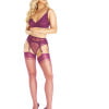 Gio Imperfect - Reinforced Heel & Toe Stockings- Mysterious Mulberry Limited Edition - Mysterious Mulberry, Small