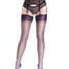 Nightshade – Fully Fashioned Harmony Point Heel Stockings - 10.0