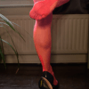 Garnet Limited Edition – Fully Fashioned Atlanta Heel Stockings - 12.5