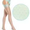 Gio Imperfect - Dixieland Polka Dot Stockings- Mint Swirl Limited Edition - X Small