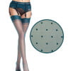 Gio Imperfect - Dixieland Polka Dot Stockings- Teal Limited Edition - Teal, XX Small