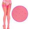 Gio Imperfect - Dixieland Polka Dot Stockings- Neon Pink Limited Edition - Neon Pink, Small