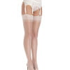Fully Fashioned Atlanta Heel Stockings - Classic Colours - Ivory, 10.5