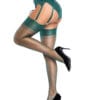 Gio Imperfect - Reinforced Heel & Toe Stockings- Jade Glamour Limited Edition - Tall