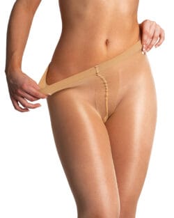 Paris - Glossy 15 Denier Tights - M/L, Nude