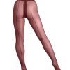 Damson Limited Edition - Toulouse Faux Seam 15 Denier Tights - XS/S