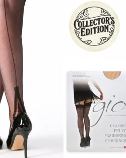 Fully Fashioned Full Contrast Lafayette Heel Stockings | Renaissance Collector's Edition